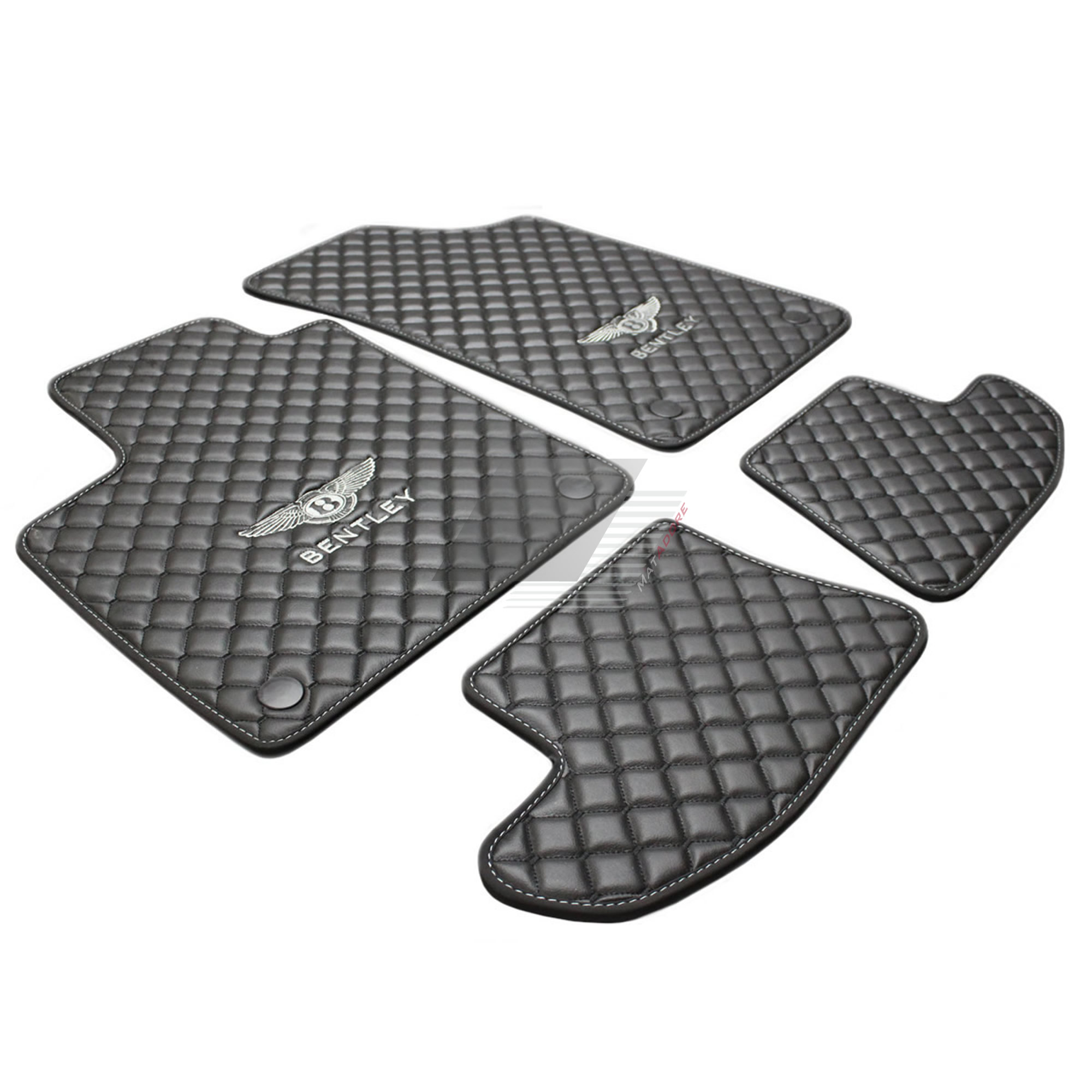 Bentley Continental GTC Cabrio Leather Floor Mats 2012-2018 *RHD #BENTLEY